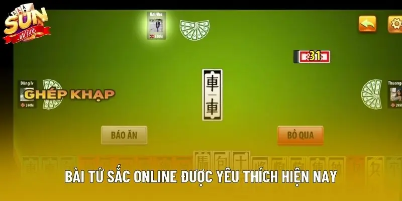 Bài tứ sắc online được yêu thích hiện nay Bài tứ sắc online được yêu thích hiện nay