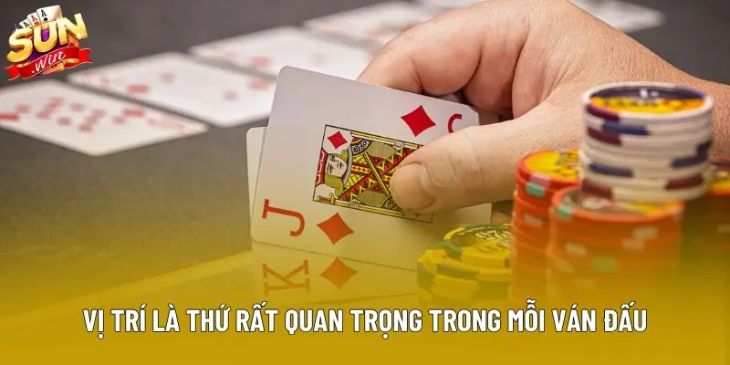Vị trí là thứ rất quan trọng trong mỗi ván đấu Vị trí là thứ rất quan trọng trong mỗi ván đấu