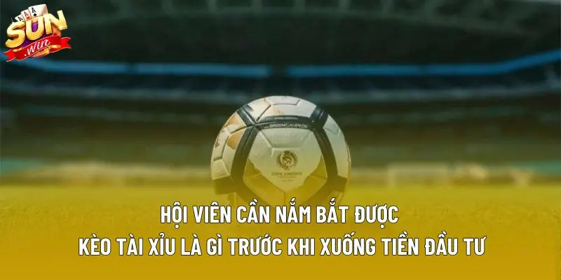 Hội viên cần nắm bắt được kèo tài xỉu là gì trước khi xuống tiền đầu tư