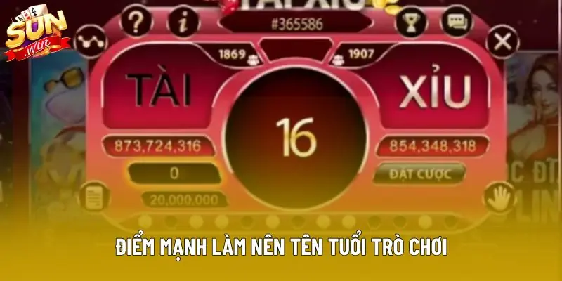 Điểm mạnh làm nên tên tuổi trò chơi